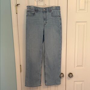 American Eagle Outfitters Light Blue Stovepipe Stretch Women's High Rise Jeans 6